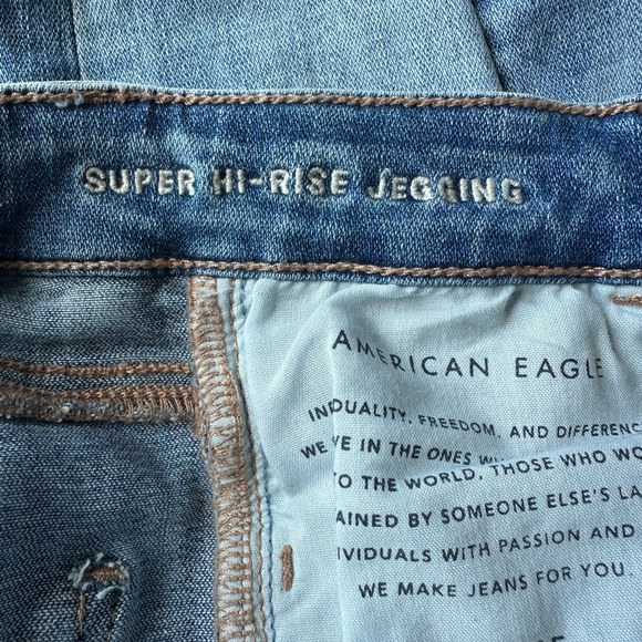 American Eagle Outfitters Light Blue Skinny Jeans size 0 - Picture 8 of 11